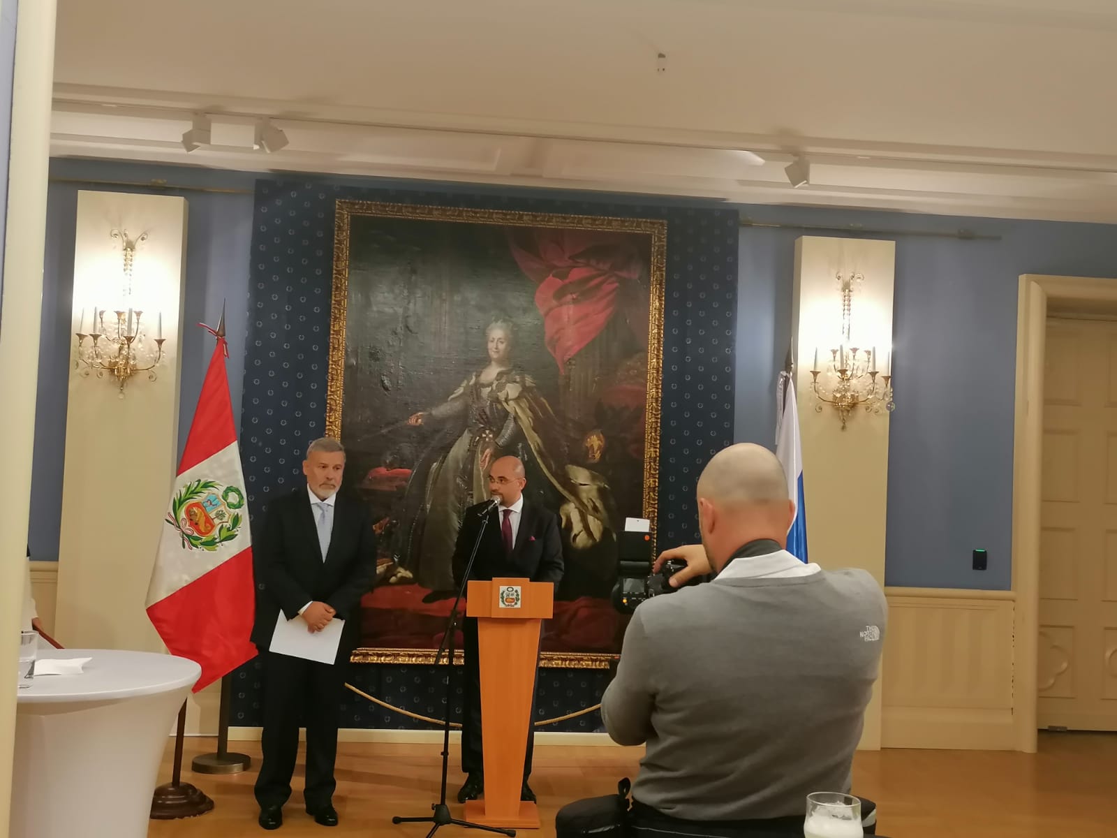 посол Перу в Российской Федерации г-н Хуан дель Кампо и БЕЛИНСКИЙ ВЛАДИМИР ГЕОРГИЕВИЧ